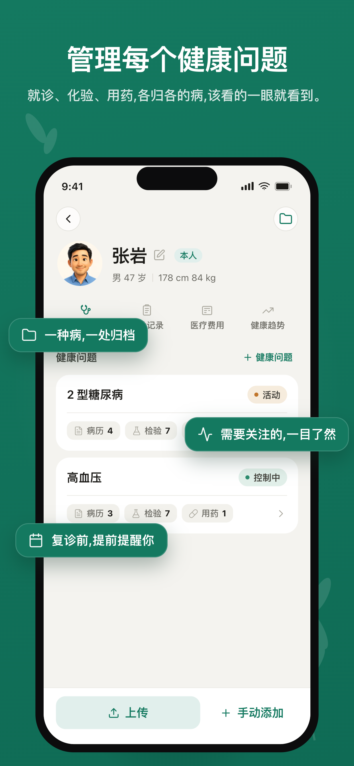 按健康问题整理
